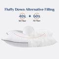 JOLLYVOGUE Pillows Standard Size 2 Pack for Sleeping, Soft and Supportive Bed Pillow for Side and Back Sleepers, Down Alternative Hotel Collection Pillows Set of 2 🍁 All In One Marketplace Canada
