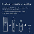 SodaStream Terra Sparkling Water Maker (Blue) with CO2 Cylinder, 1L Dishwasher Safe Bottle & Bubly Drink 🍁 All In One Marketplace Canada