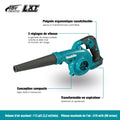 Makita 18V LXT 113 CFM Blower 3-Speed Variable Control, High Air Volume & Speed, Converts to Vacuum, Ergonomic Soft-Grip Design for Efficient Clean-Up (Tool Only) 🍁 All In One Marketplace Canada