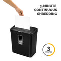 Fellowes Powershred P-30C 6-Sheet Cross-Cut(4-Gallon bin) Deskside Paper Shredder, Black 🍁 All In One Marketplace Canada