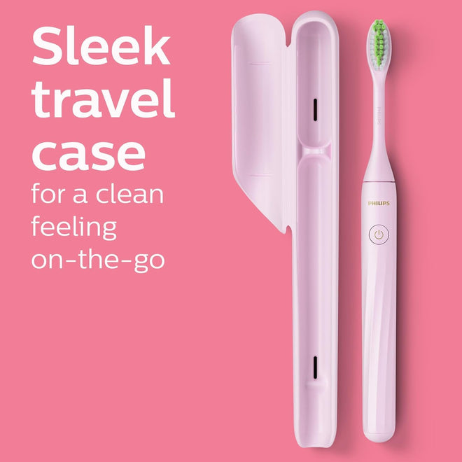 Philips One by Sonicare Battery Toothbrush, Brush Head Bundle, Manhattan Pink, BD3003/AZ 🍁 All In One Marketplace Canada