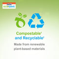 Hefty ECOSAVE Compostable Disposable Paper Plates Dinner 10", 80 Count 🍁 All In One Marketplace Canada