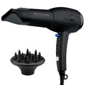 Revlon RV544FBLK Advanced Ionic Technology™ Hair Dryer with Diffuser, Powerful, Ionic Hair Dryer with Concentrator, Quick Dry, Lightweight, 2 Heat/ Speed Settings, Less Frizz, Shiny and Smooth Hair, Black 🍁 All In One Marketplace Canada
