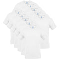 GILDAN Platinum Men's Crew T-Shirts, White (6-Pack), Small 🍁 All In One Marketplace Canada