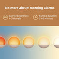 Sunrise Alarm Clock White Noise Machine: Natural Wake Up Light - Dimmable Clock with Bluetooth Speaker for Bedroom - 25 Sleep Sounds for Baby Adults Kids Putty 🍁 All In One Marketplace Canada