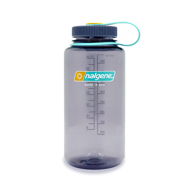 Nalgene Sustain Tritan BPA-Free Water Bottle Made with Material Derived from 50% Plastic Waste, 32 OZ, Wide Mouth, Aubergine 🍁 All In One Marketplace Canada