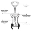 Wine Opener, BENENO Zinc Alloy Premium Wine Bottle Opener Wing Corkscrew with Multifunctional Corks and Caps Bottle Opener, Upgrade 🍁 All In One Marketplace Canada