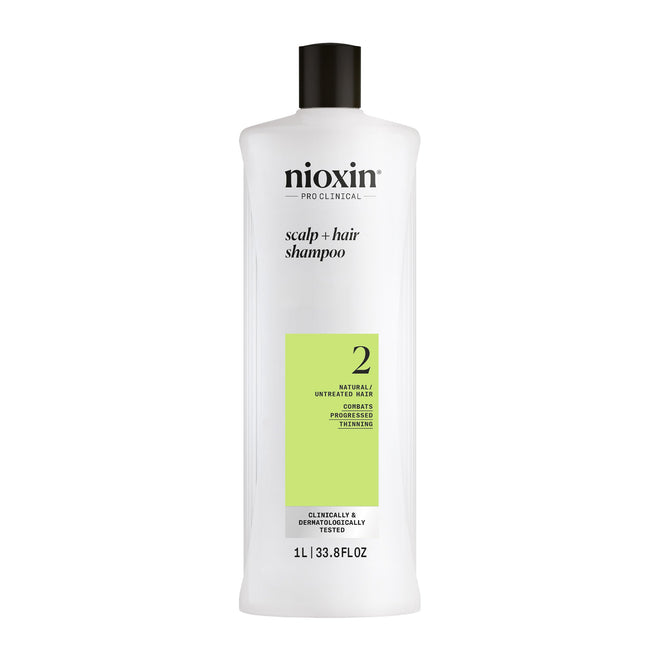 Nioxin Scalp + Hair Thickening System 2 Shampoo, For Natural Hair with Progressed Thinning, 33.8 fl oz (Packaging May Vary) 🍁 All In One Marketplace Canada