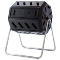 FCMP Outdoor IM4000 Dual Chamber Tumbling Composter Canadian-Made, 100% Recycled Resin - Outdoor Rotating Compost Tumbler Bin for Garden, Kitchen, and Yard Waste, Black (37 Gallon) 🍁 All In One Marketplace Canada