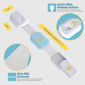 4our Kiddies 14 Pack Baby Proof Cabinet Latches, Childproof Drawer Latches with 12 Extra 3M Adhesives, Adjustable No Drilling Child Safety Cabinet Strap Locks, Baby Drawer Locks for Kids Baby Safety 🍁 All In One Marketplace Canada