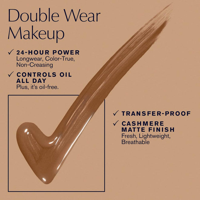 Estée Lauder Double Wear Stay-in-Place 24-Hour Long-Wear Matte Foundation, 30 ml, 1N0 Porcelain 🍁 All In One Marketplace Canada