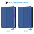 JETech Case for iPad (A16) 11th Generation 11 Inch 2025 / iPad 10th Generation 10.9 Inch 2022, Slim Smart Cover with Hard PC Translucent Back, Supports Touch ID, Auto Wake/Sleep (Navy Blue) 🍁 All In One Marketplace Canada