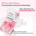 MEDIHEAL Collagen Essential Face Mask - Firming & Elasticity with Vegan Collagen, Peptides & Hyaluronic Acid, Deep Hydrating Korean Skincare for Dry & Wrinkle Skin (10 Sheets) 🍁 All In One Marketplace Canada