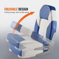 VEVOR High Back Boat Seats, 21.85" Folding Chair with Thickened Sponge Padding and Hinge, Fold-Down Captain Chairs for Fishing, Sightseeing, Speedboat, Canoe, 2-Pack 🍁 All In One Marketplace Canada