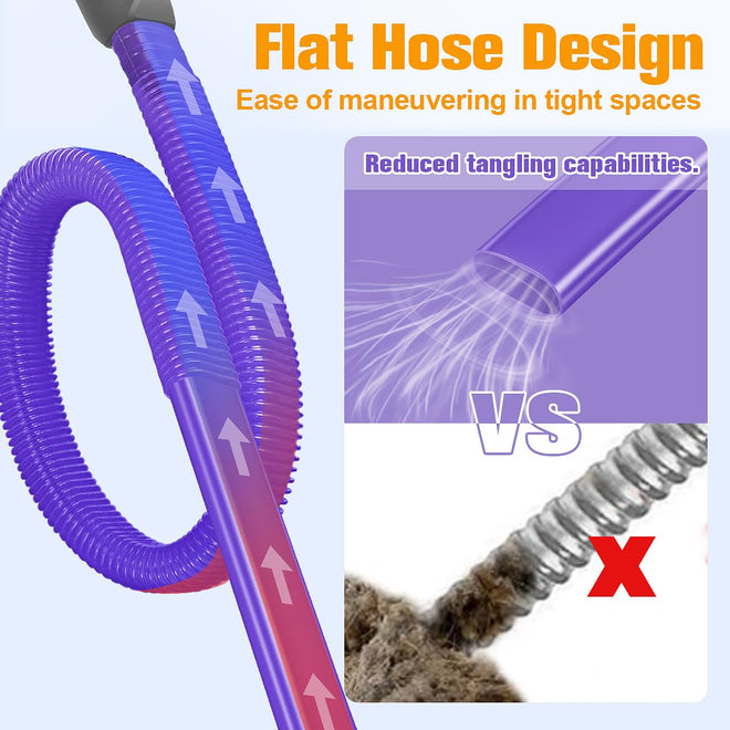 FUNTECK Dryer Lint Vacuum Attachment Compatible with Dyson V15 V12 V11 V10 V8 V7 V6 Vacuum Cleaners, Flexible Vent Lint Cleaner Kit, 34 inches 🍁 All In One Marketplace Canada