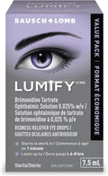 LUMIFY Eye Drops for Red Eyes, Redness Reliever for Brighter Looking Eyes, Works in 1 Minute & Lasts Up to 8 Hours, Eye Drops, 7.5 mL 🍁 All In One Marketplace Canada