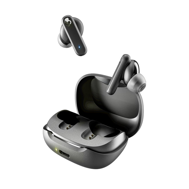 Skullcandy Smokin’ Buds Wireless Earbuds, Bluetooth Headphones, Noise Isolating Fit, Up to 20 Hours Battery, IPX4 Sweat and Water Resistant, Microphone for iPhone Android - True Black 🍁 All In One Marketplace Canada