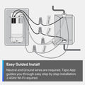 TP-Link Tapo Smart Light Switch, Matter Compatible, Single Pole, Neutral Wire Required, Voice Control w/Siri, Alexa & Google Home, UL Certified, Timer & Schedule, Guided Install, Tapo S505(2-Pack) 🍁 All In One Marketplace Canada