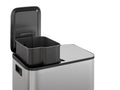 GarveeHome 2x8 Gallon Stainless Steel Dual Trash Can with Lid, Large Kitchen Step-on Garbage and Recycle Bin Combo, Metal Double Trash Can with PP Inner Buckets & Liner Rim for Kitchen Waste Sorting 🍁 All In One Marketplace Canada