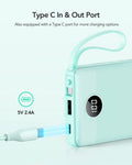 VRURC Portable Charger with Built-in Cables, 10000mAh Power Bank 🍁 All In One Marketplace Canada