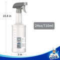MR.SIGA 24 oz Plastic Spray Bottles for Cleaning Solutions, HDPE Commercial Grade Refillable Spray Bottles with Measurements and Adjustable Leak Proof Nozzle, 3 Pack 🍁 All In One Marketplace Canada