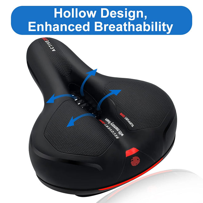 Roryimke Comfortable Bike Seat Replacement Bike Saddle Dual Shock Absorbing Ball Anti-Slip Bicycle Saddle Waterproof Bicycle Seat for Men Women Universal Fit for Exercise Indoor Mountain Road Bikes 🍁 All In One Marketplace Canada