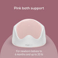 Angelcare Baby Bath Support, Pink, Birth to 6 Months, Made in Canada 🍁 All In One Marketplace Canada