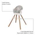 Maxi-Cosi Moa 8-in-1 High Chair, removable kitchen booster, converts to stool, table and chair, easy to clean, Horizon Sand 🍁 All In One Marketplace Canada