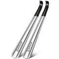 ZOMAKE Shoe Horn Long Handle,Metal Long Shoehorn for Seniors Men Women,2 Pcs 16.5" Boot Shoes Horn Chausse Pied(Black Handle) 🍁 All In One Marketplace Canada