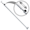 Ideal Security Sliding Patio Door Security Bar with Child-Proof Lock, Extendable, White (25.75-47.5 Inches) 🍁 All In One Marketplace Canada