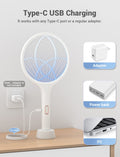 YISSVIC Bug Zapper Racket 4000 Volt Electric Fly Swatter Fly Zapper Indoor Outdoor Dual Modes with Attractant Light Rechargeable 🍁 All In One Marketplace Canada