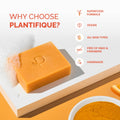 PLANTIFIQUE Kojic Acid Soap for Hyperpigmentation, Lab Tested - Turmeric Soap 2 Bars with Hyaluronic Acid, Collagen, Vitamin C for Dark Spots - Face Wash, 160g / 5.64 oz 🍁 All In One Marketplace Canada