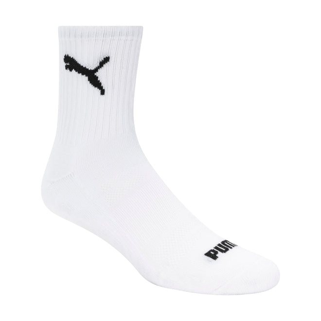 PUMA Men's 8 Pack Athletic Cushioned High Quarter Crew Socks, White/Black, 10-13 🍁 All In One Marketplace Canada