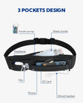 WATERFLY Running Belt Fanny Pack: Runner Marathon Jogging Waist Pack Sport Fitness Cell Phone Holder Pouch for Men Women Jogger Slim Stretchy Running Belt 🍁 All In One Marketplace Canada