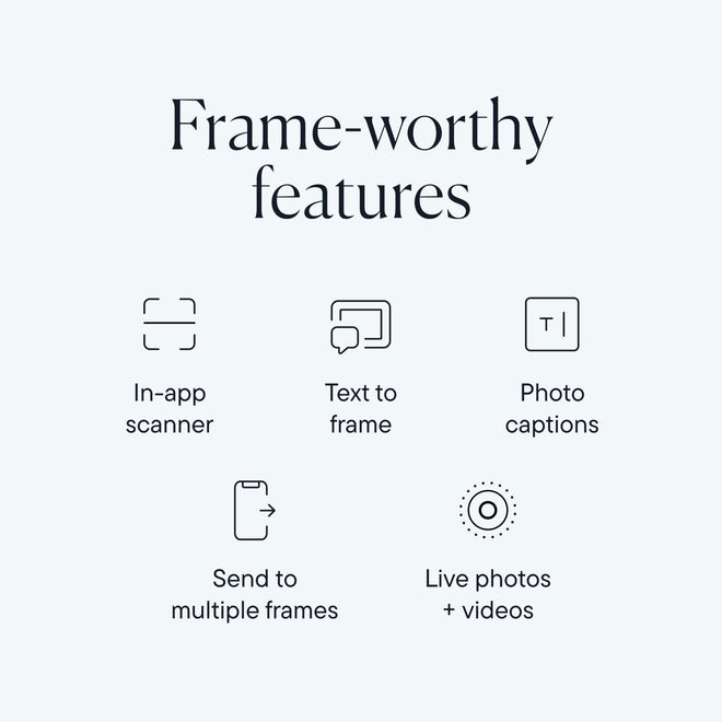 Aura Carver WiFi Digital Picture Frame | The Best Digital Frame for Gifting | Send Photos from Your Phone | Quick, Easy Setup in Aura App | Free Unlimited Storage | Gravel with White Mat 🍁 All In One Marketplace Canada