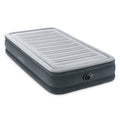 INTEX 67765ED Dura-Beam Deluxe Comfort Plush Air Mattress: Twin Size – Built-in Electric Pump – 13in Bed Height – 300lb Weight Capacity - Gray 🍁 All In One Marketplace Canada