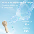 JISULIFE Handheld Turbo Fan [16H Max Cooling Time] Mini Portable Hand, 4000mAh USB Rechargeable Personal, Battery Operated Small Pocket Fan with 5 Speeds for Travel/Outdoor/Home/Office - Brown 🍁 All In One Marketplace Canada