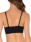Fruit of the Loom Women's Spaghetti Strap Cotton Pullover Sports Bra Value Pack, Blushing Rose/White/White/Black 4-Pack, 34 🍁 All In One Marketplace Canada