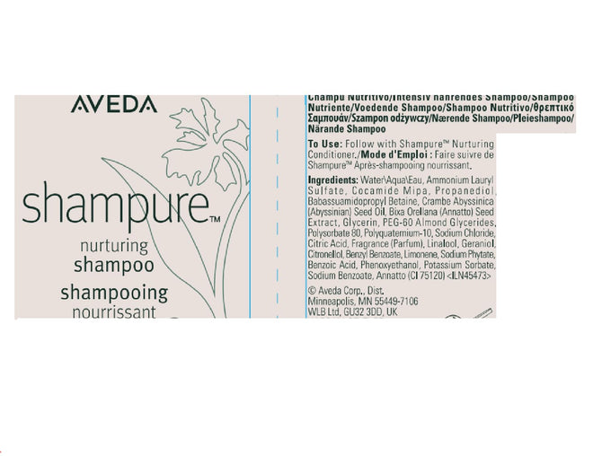 Aveda Shampure Nurturing Shampoo for Fine to Medium Hair | Gently Cleanses Hair | Daily Shampoo | 9% Naturally Derived* | Calming Aroma of Lavender & Ylang Ylang, 250ml 🍁 All In One Marketplace Canada