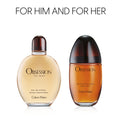 Calvin Klein Obsession Eau de Toilette After Shave Lotion for Men 125ml - Ambery Fragrance, Top notes: Bergamot, mandarin 🍁 All In One Marketplace Canada