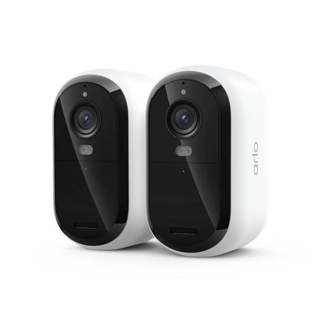 Arlo Essential Security Camera 2K (3rd Gen, 2025 Release) - Wireless Outdoor Camera, Battery Power, Person Recognition, Package Detection, Animated Preview, 1-Month Trial of Secure Plan, 2 Cam, White 🍁 All In One Marketplace Canada