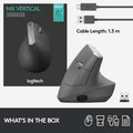 Logitech MX Vertical Wireless Mouse – Ergonomic Design Reduces Muscle Strain, Move Content Between 3 Windows and Apple Computers, Rechargeable, Graphite 🍁 All In One Marketplace Canada