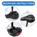 Roryimke Comfortable Bike Seat Replacement Bike Saddle Dual Shock Absorbing Ball Anti-Slip Bicycle Saddle Waterproof Bicycle Seat for Men Women Universal Fit for Exercise Indoor Mountain Road Bikes 🍁 All In One Marketplace Canada