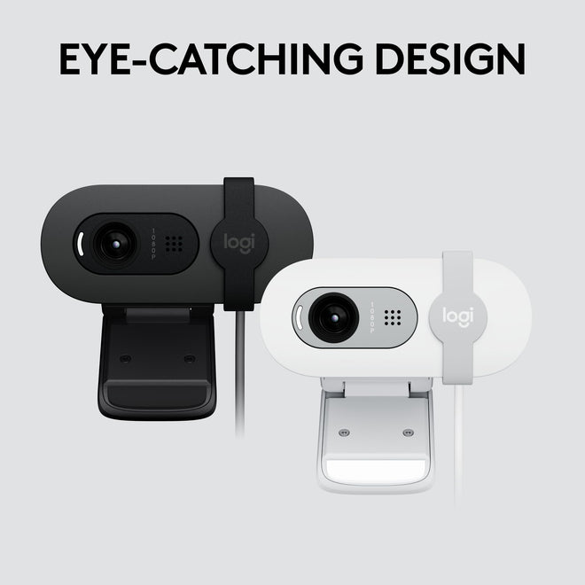 Logitech Brio 101 Full HD 1080p Webcam for Meetings, Streaming, Desktop, Laptop, PC - Built-in Mic, Shutter, Works with Zoom, Microsoft Teams, Nintendo Switch 2’s New GameChat Mode, USB-A,-Black 🍁 All In One Marketplace Canada