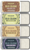 Viking Revolution - Cologne - Solid Cologne for Men with Cedar Wood, Clary Sage, Vetiver, Sandalwood - Gifts for Men - Gifts for Him - 4 Pack - 4 x 14 g 🍁 All In One Marketplace Canada