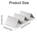 Bekith Stainless Steel Taco Holder Stand 6 Pack, Taco Holder Stand Tray with Handles, Up to 3 Tacos Each Keeping Shells Upright, Stylish Taco Shell Holders, Oven, Grill and Dishwasher Safe 🍁 All In One Marketplace Canada