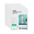 Cricut Waterproof Sticker Paper (20 White Sheets, 8.5x11) 🍁 All In One Marketplace Canada