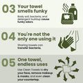 Clean Skin Club Bamboo Viscose Clean Towels® XL 100% USDA Biobased Face Towel, Disposable Face Towelette, Makeup Remover Dry Wipes, Ultra Soft, 50 Ct, 1 Pack 🍁 All In One Marketplace Canada