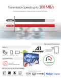 Netac 64GB 2 Pack Micro SD Card Speed up to 100MB/s for Action Cameras, Drones, Smartphones and Tablets, Memory Card SDXC UHS-I C10/U3/V30/A1 EXFAT 🍁 All In One Marketplace Canada