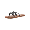 Volcom Women’s New School Sandals – Criss Cross Strap Flip Flops with Comfort Foam Footbed, Black, 8 🍁 All In One Marketplace Canada